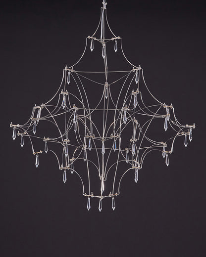 WOMO Large Sculptural Crystal Chandelier-WM2201