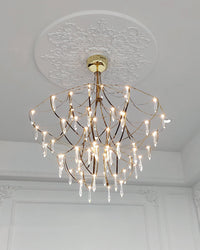 WOMO Large Sculptural Crystal Chandelier-WM2201