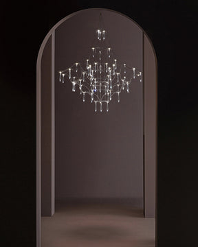 WOMO Large Sculptural Crystal Chandelier-WM2201