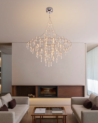 WOMO Large Sculptural Crystal Chandelier-WM2201