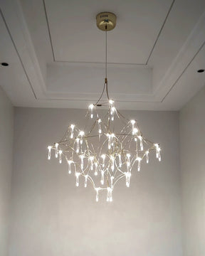 WOMO Large Sculptural Crystal Chandelier-WM2201