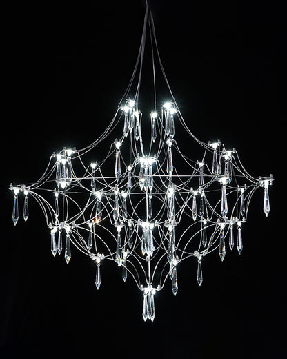 WOMO Large Sculptural Crystal Chandelier-WM2201