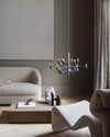 WOMO Tiered Modern Candle Chandelier-WM2203 thumbnail