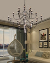 WOMO Tiered Modern Candle Chandelier-WM2203 thumbnail
