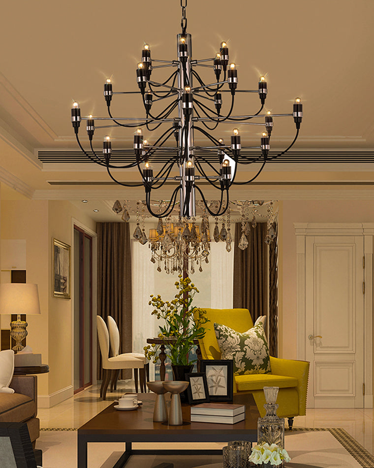 WOMO Tiered Modern Candle Chandelier-WM2203