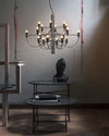 WOMO Tiered Modern Candle Chandelier-WM2203 thumbnail