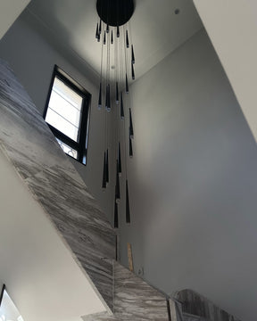 WOMO Cone Spiral Staircase Chandelier-WM2204