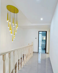 WOMO Cone Spiral Cascading Chandelier-WM2204