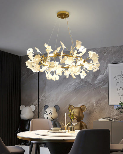 WOMO Ginkgo Round Chandelier-WM2205a