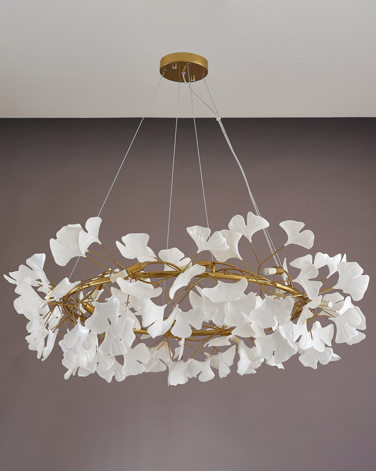 WOMO Ginkgo Round Chandelier-WM2205a