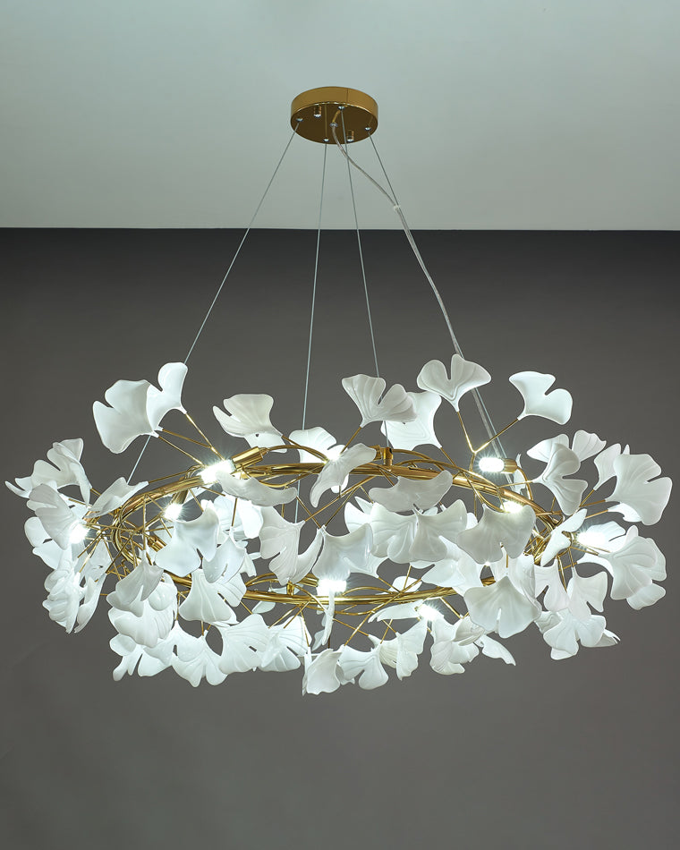 WOMO Ginkgo Round Chandelier-WM2205a