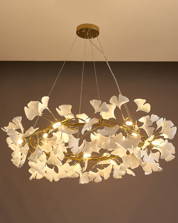 WOMO Ginkgo Round Chandelier-WM2205a