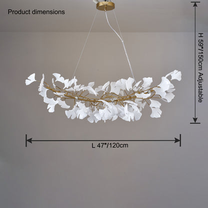 WOMO Ginkgo Linear Chandelier-WM2706