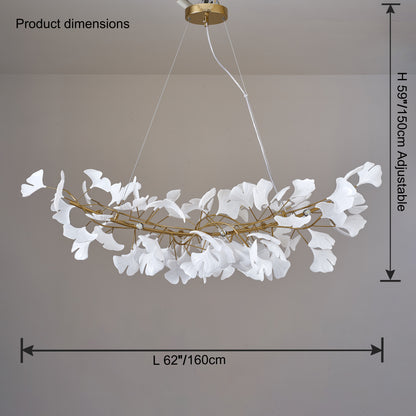 WOMO Ginkgo Linear Chandelier-WM2706