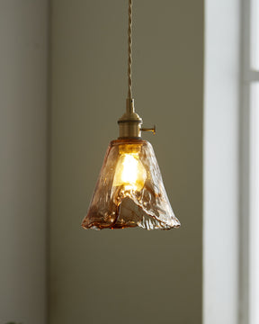 WOMO Amber Glass Small Pendant Light-WM2210