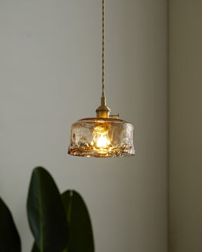 WOMO Amber Glass Small Pendant Light-WM2210