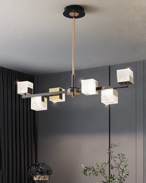 WOMO Cubes Gold Chandelier-WM2211