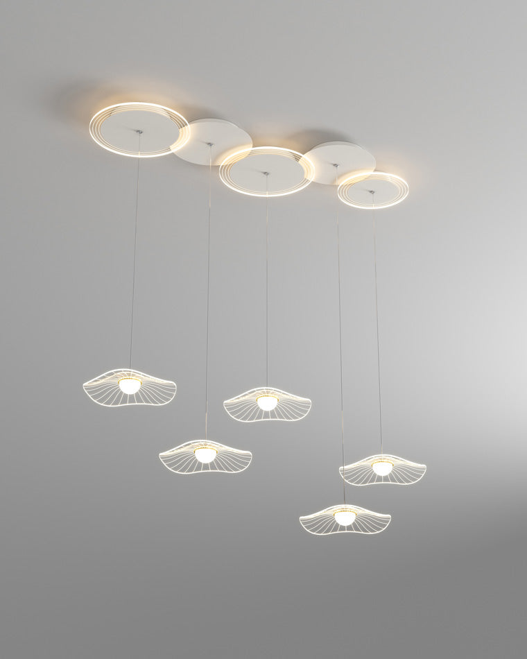 WOMO Lotus Linear Pendant Light-WM2212