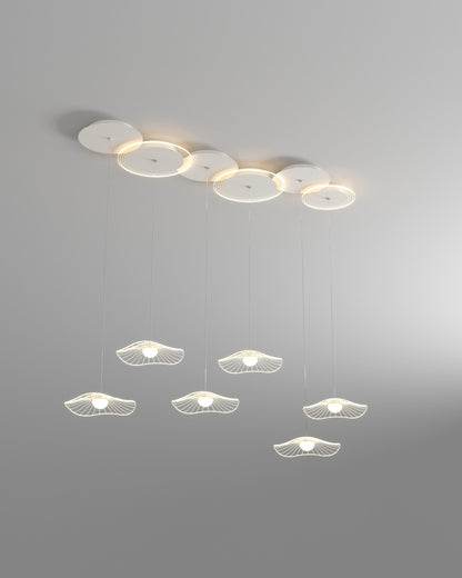 WOMO Lotus Linear Pendant Light-WM2212