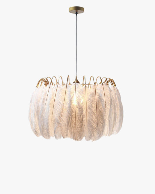 WOMO Feather Round Chandelier-WM2215