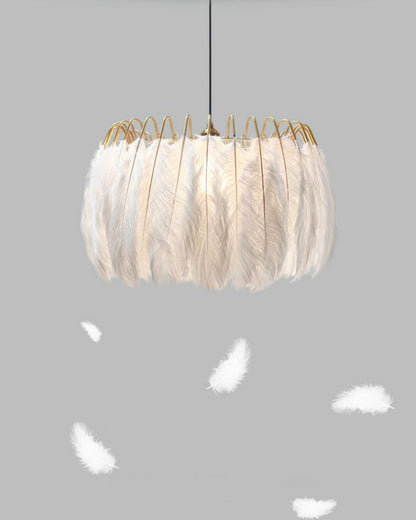 WOMO Feather Round Chandelier-WM2215