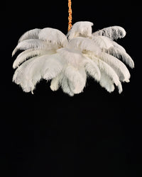 WOMO Palm Feather Chandelier-WM2216