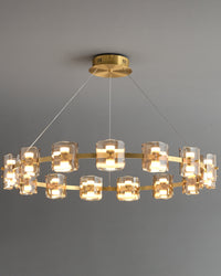 WOMO Modern Candle Round Chandelier-WM2218