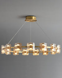 WOMO Modern Candle Round Chandelier-WM2218