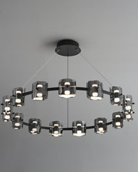 WOMO Modern Candle Round Chandelier-WM2218