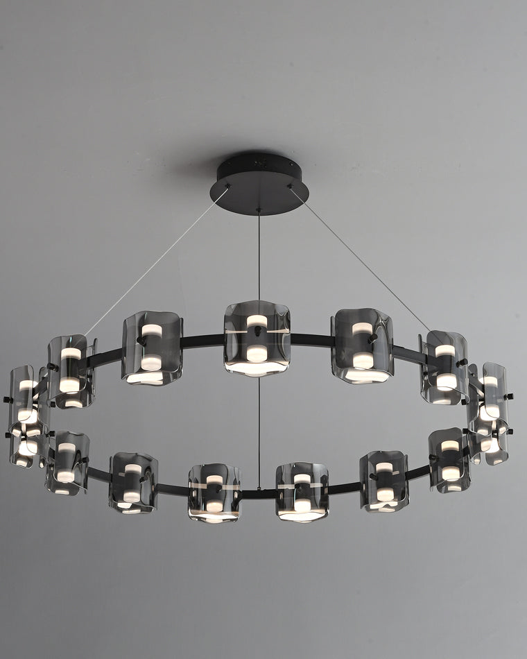 WOMO Circular Glass Chandelier-WM2218