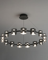 WOMO Modern Candle Round Chandelier-WM2218
