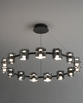 WOMO Circular Glass Chandelier-WM2218