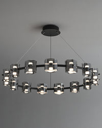WOMO Modern Candle Round Chandelier-WM2218