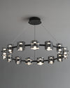 WOMO Modern Candle Round Chandelier-WM2218 thumbnail