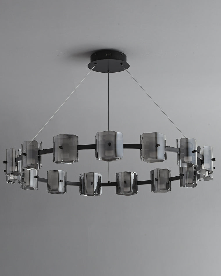 WOMO Circular Glass Chandelier-WM2218