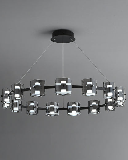 WOMO Circular Glass Chandelier-WM2218