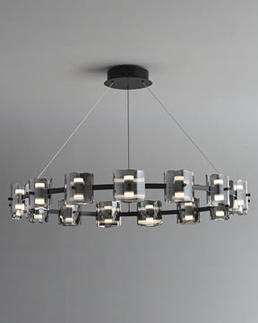 WOMO Circular Glass Chandelier-WM2218