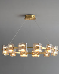 WOMO Modern Candle Round Chandelier-WM2218