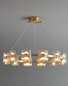 WOMO Modern Candle Round Chandelier-WM2218 thumbnail