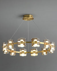 WOMO Modern Candle Round Chandelier-WM2218
