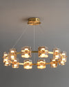 WOMO Modern Candle Round Chandelier-WM2218 thumbnail