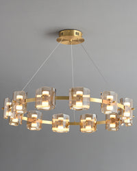 WOMO Modern Candle Round Chandelier-WM2218