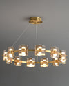 WOMO Modern Candle Round Chandelier-WM2218 thumbnail