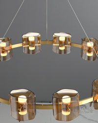 WOMO Modern Candle Round Chandelier-WM2218