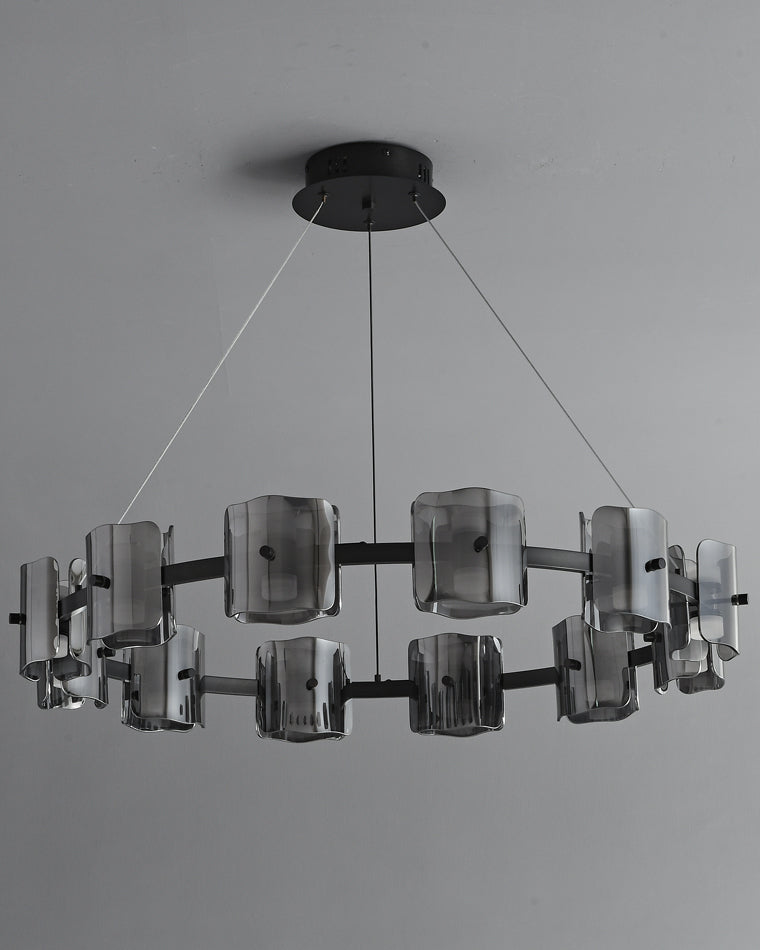 WOMO Circular Glass Chandelier-WM2218