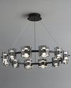 WOMO Modern Candle Round Chandelier-WM2218 thumbnail