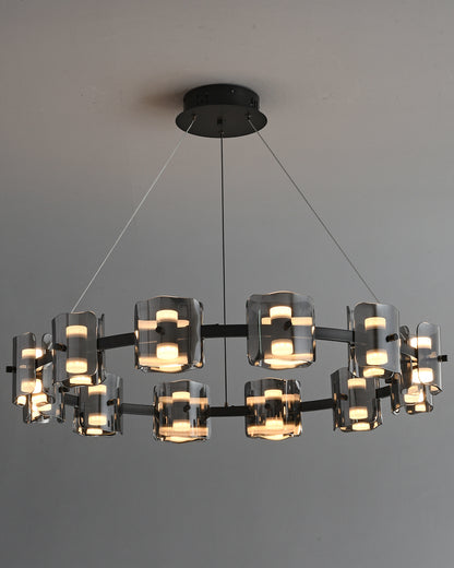 WOMO Circular Glass Chandelier-WM2218