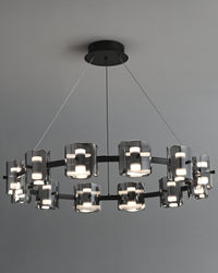 WOMO Modern Candle Round Chandelier-WM2218