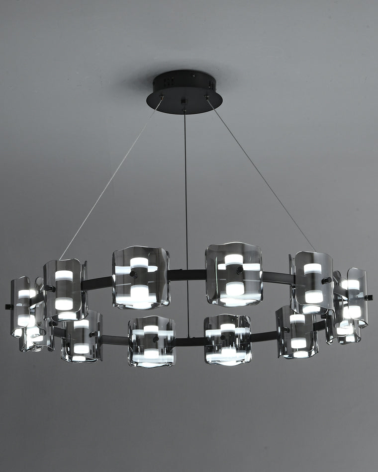 WOMO Circular Glass Chandelier-WM2218