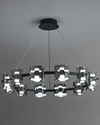 WOMO Modern Candle Round Chandelier-WM2218